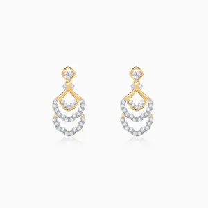 Gold Nevara Diamond Earrings