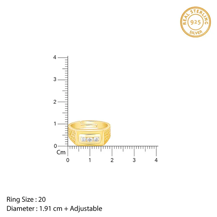 Golden Eternal Bliss Ring for Him