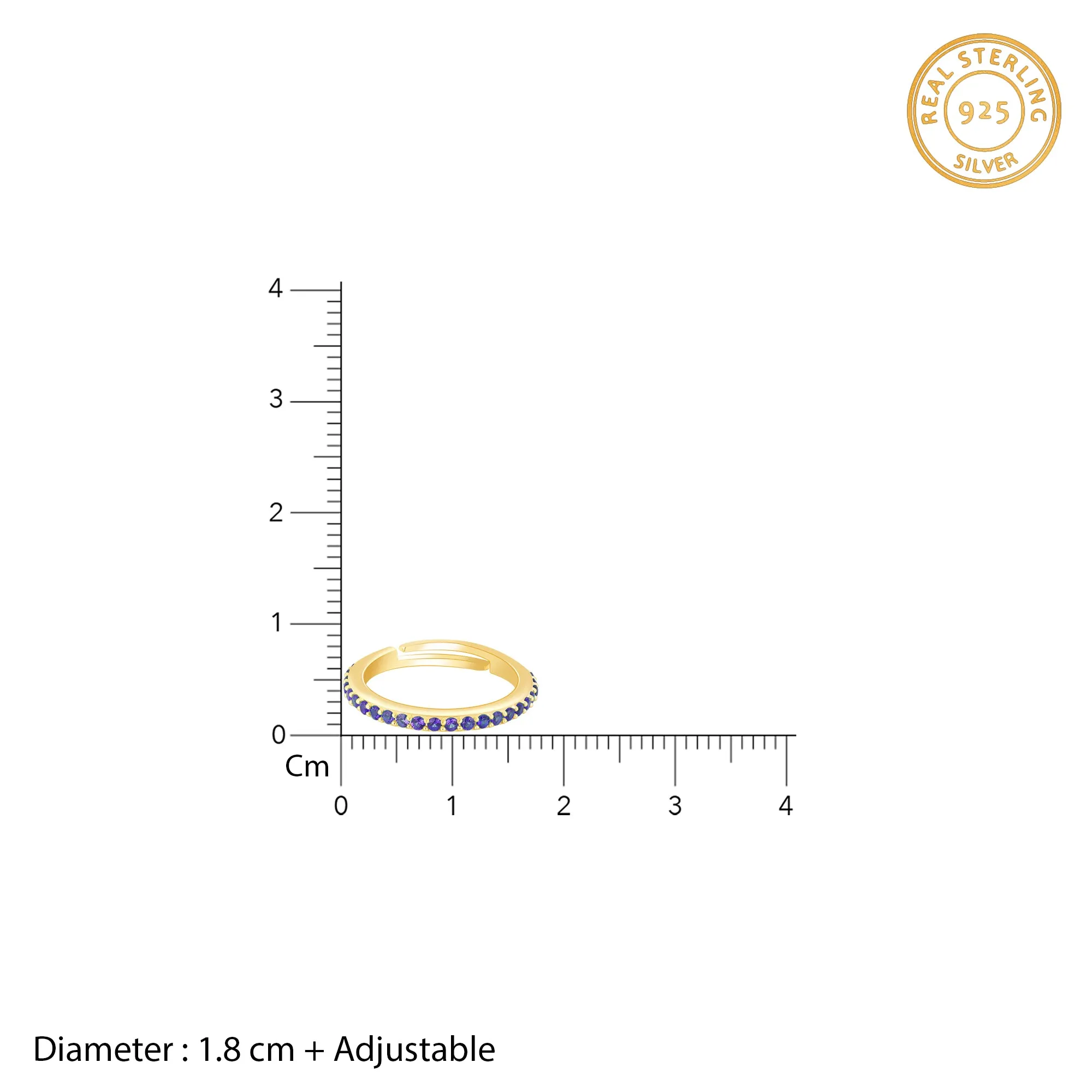 Golden Sweet Serenity Ring