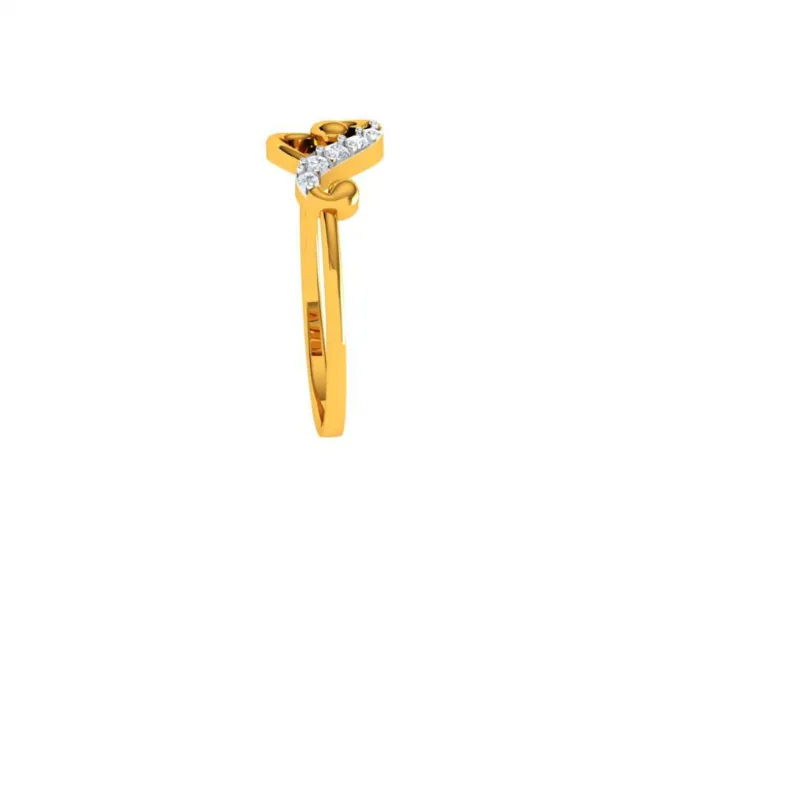 Heart Frame Collector's Choice Dazzling 22KT Gold Wedding Ring