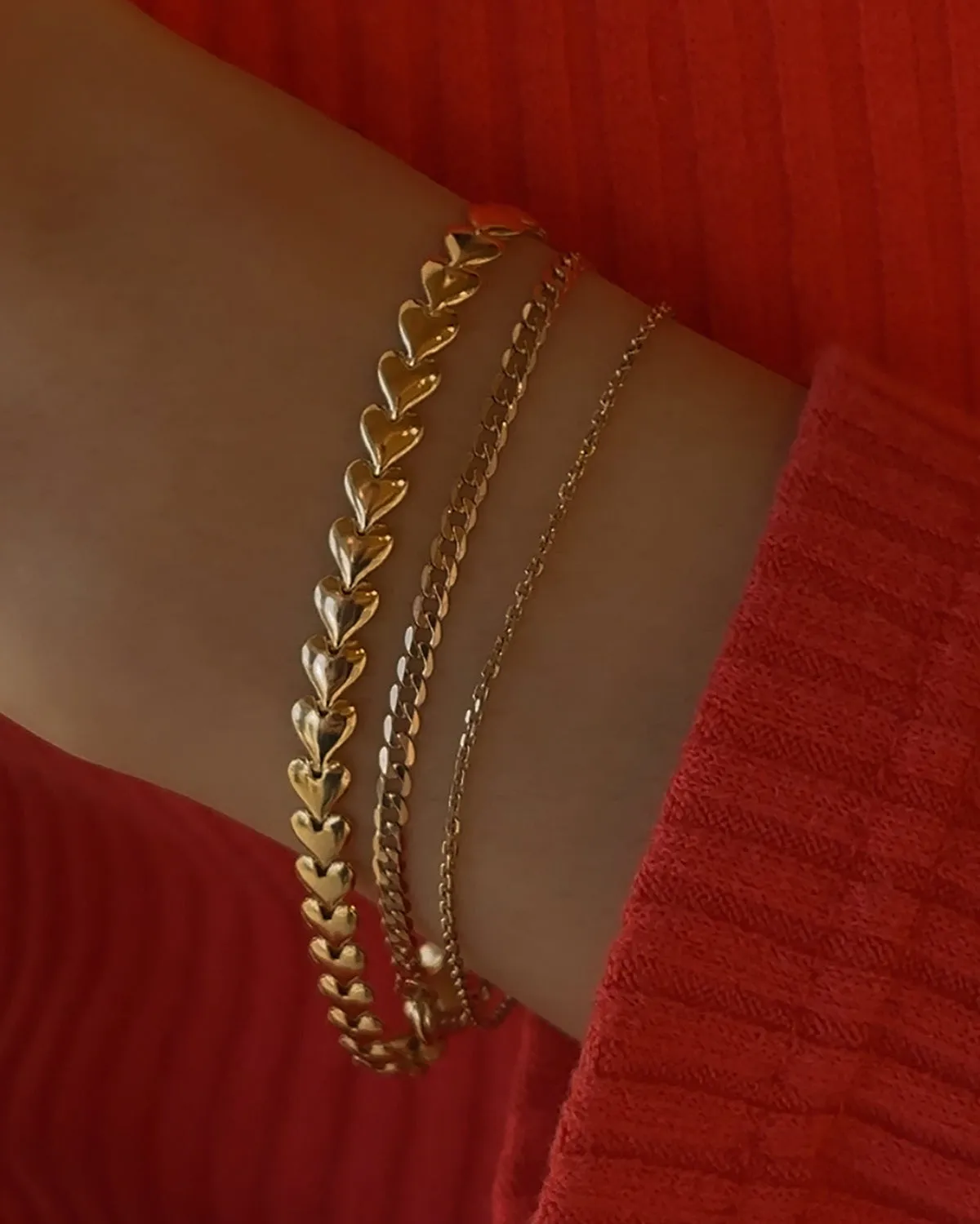 Herringheart Chain Bracelet