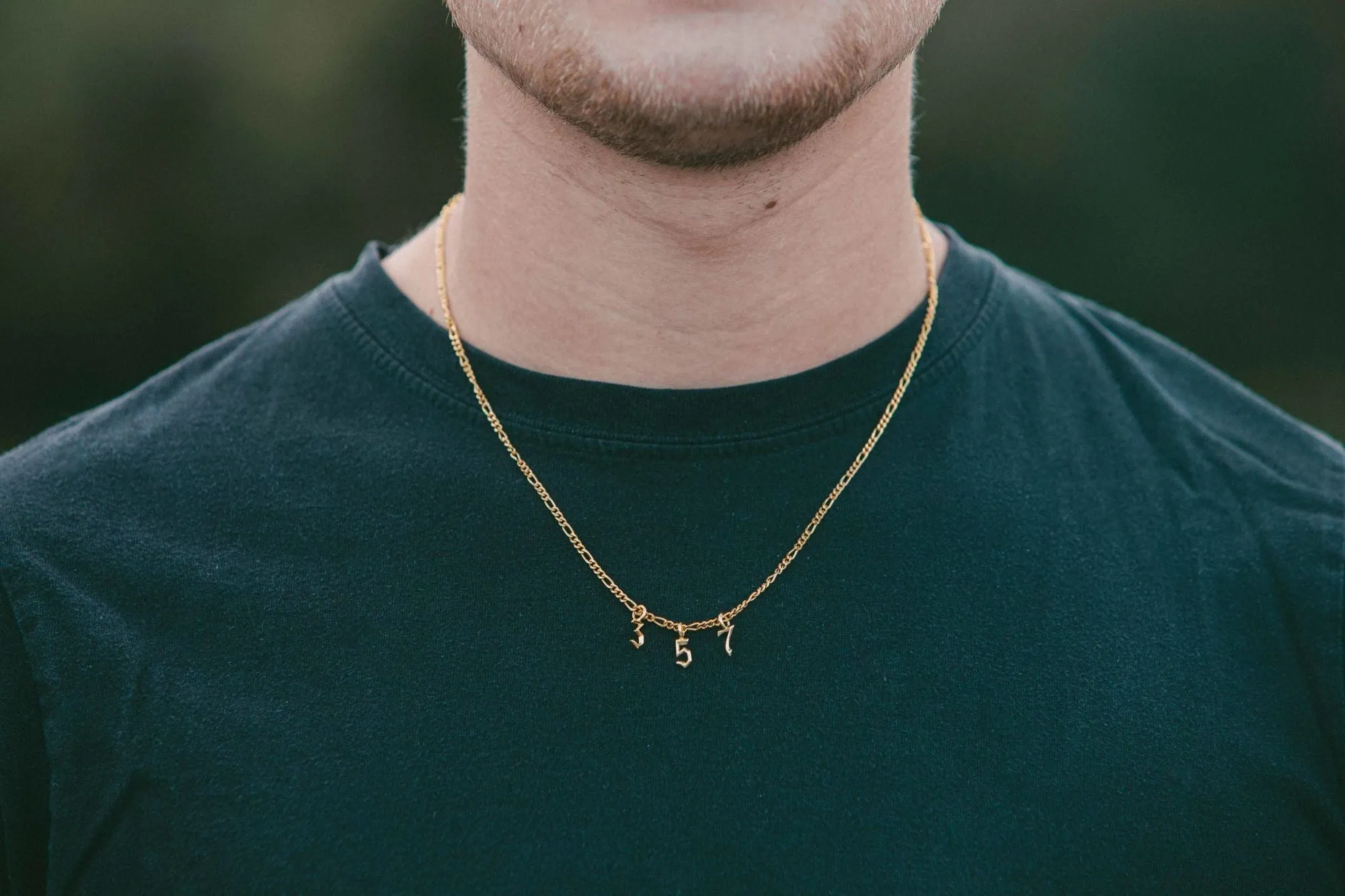IX Lucky Number 9 Gold Plated Pendant