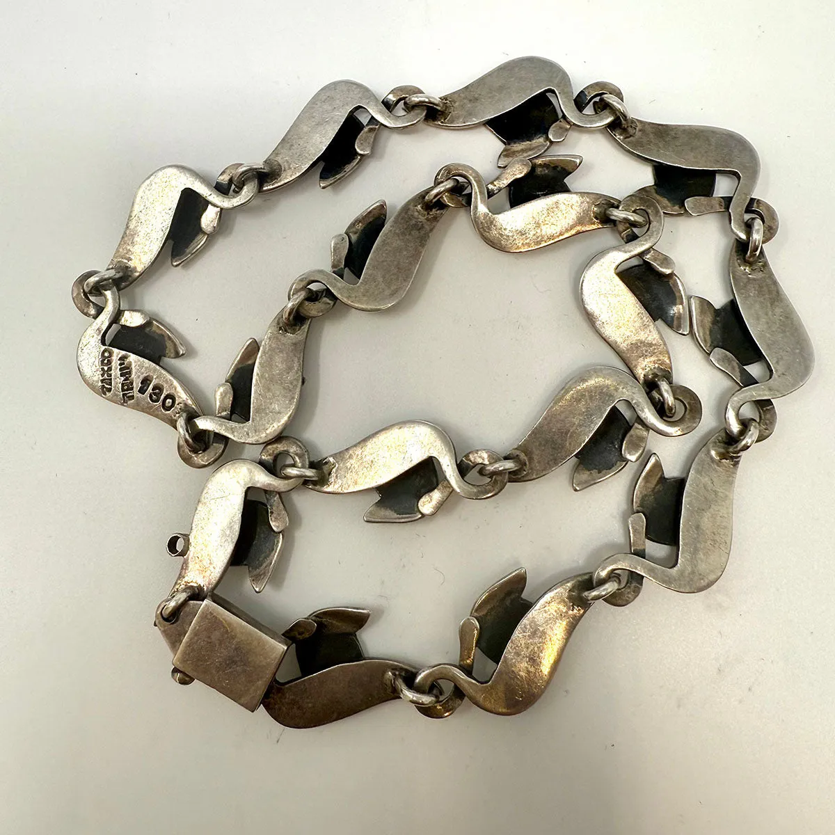 Jose Luis Flores Taxco Rare Sterling Silver Necklace