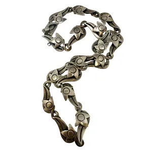 Jose Luis Flores Taxco Rare Sterling Silver Necklace