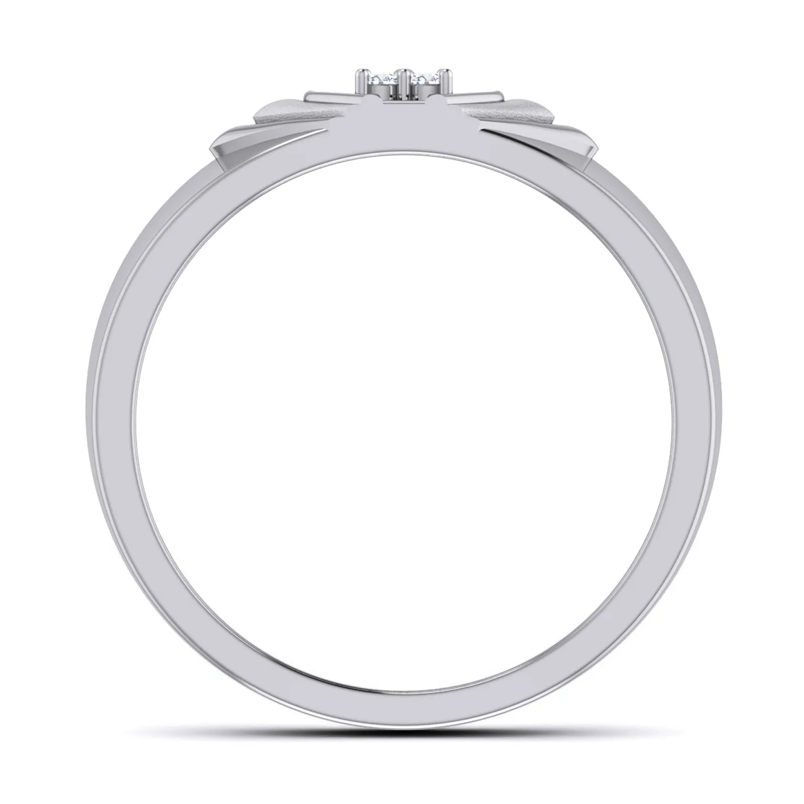 Lab Diamond Men's 14K Gold Ring