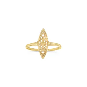 Lace Deco Ring - I
