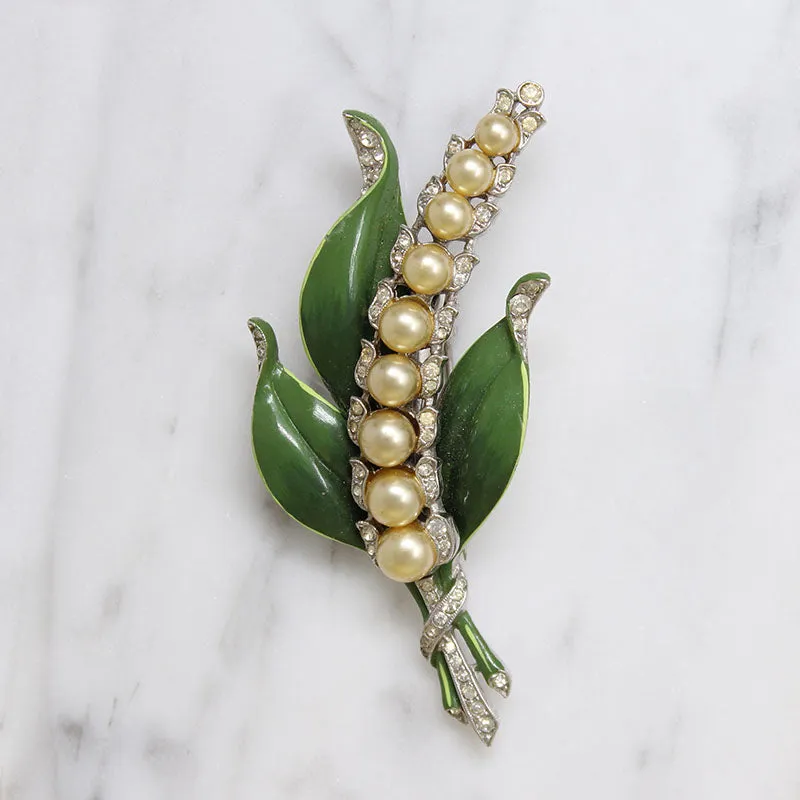 Lily Brooch Designed by Alfred Philippe for Trifari