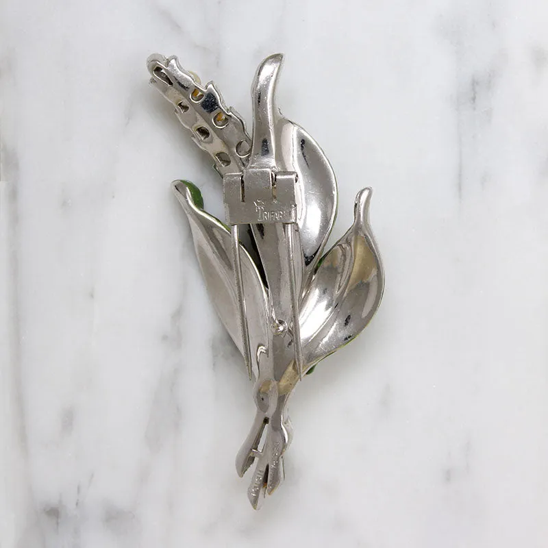 Lily Brooch Designed by Alfred Philippe for Trifari