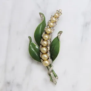 Lily Brooch Designed by Alfred Philippe for Trifari