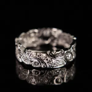 Mid Century Diamond Eternity Band | Platinum | circa 1950
