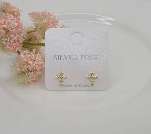 Mini Cross Earrings
