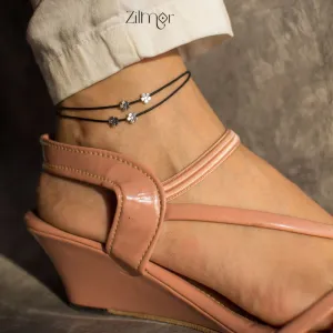 Mini flowers thread anklet (Women anklet)