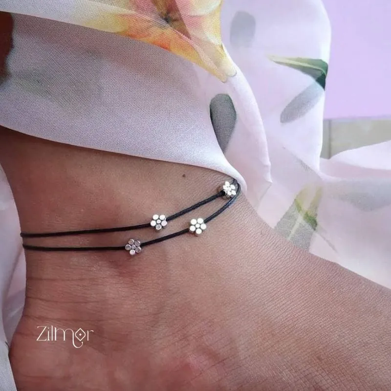 Mini flowers thread anklet (Women anklet)