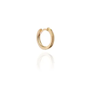 Mini Plain Creole Mono 18k gold - Sold by piece