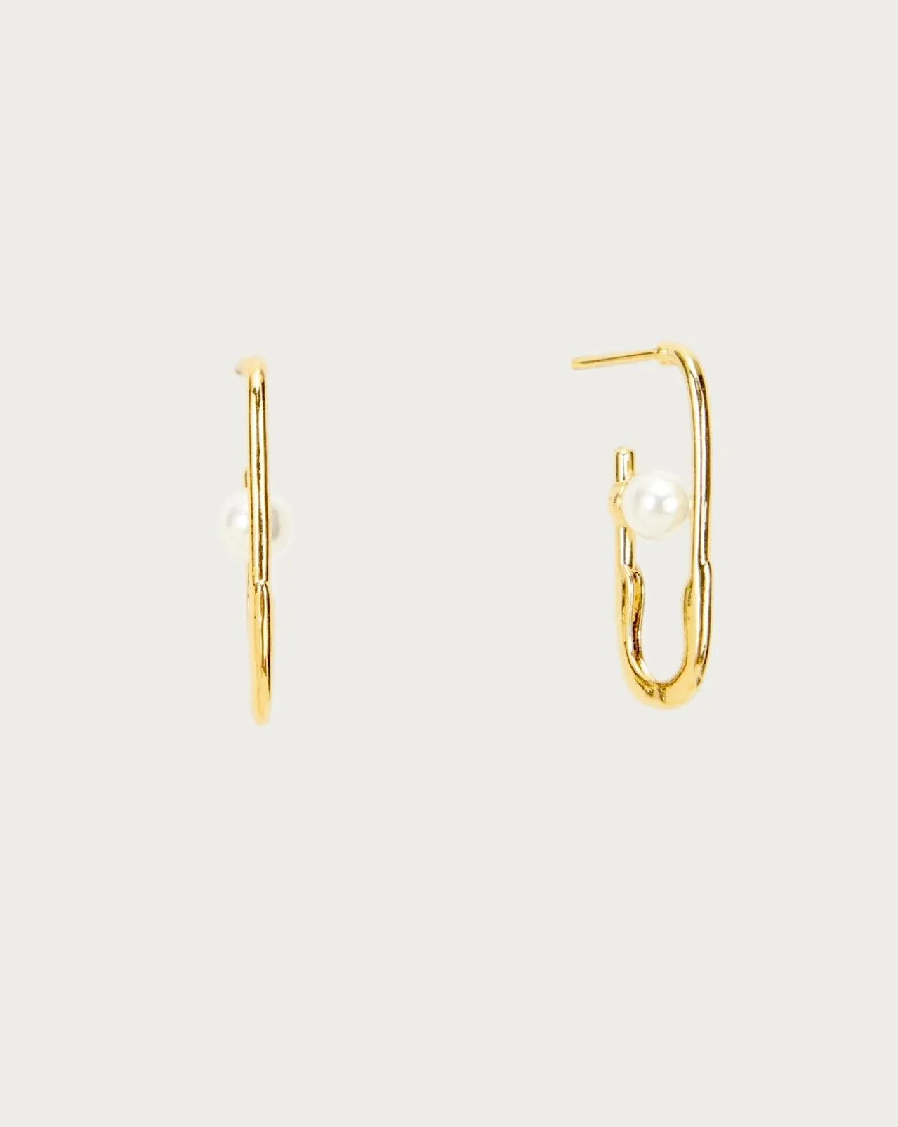 Mini Safety Pin Earrings
