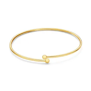 Monceau Mirell 14-carat gold bangle