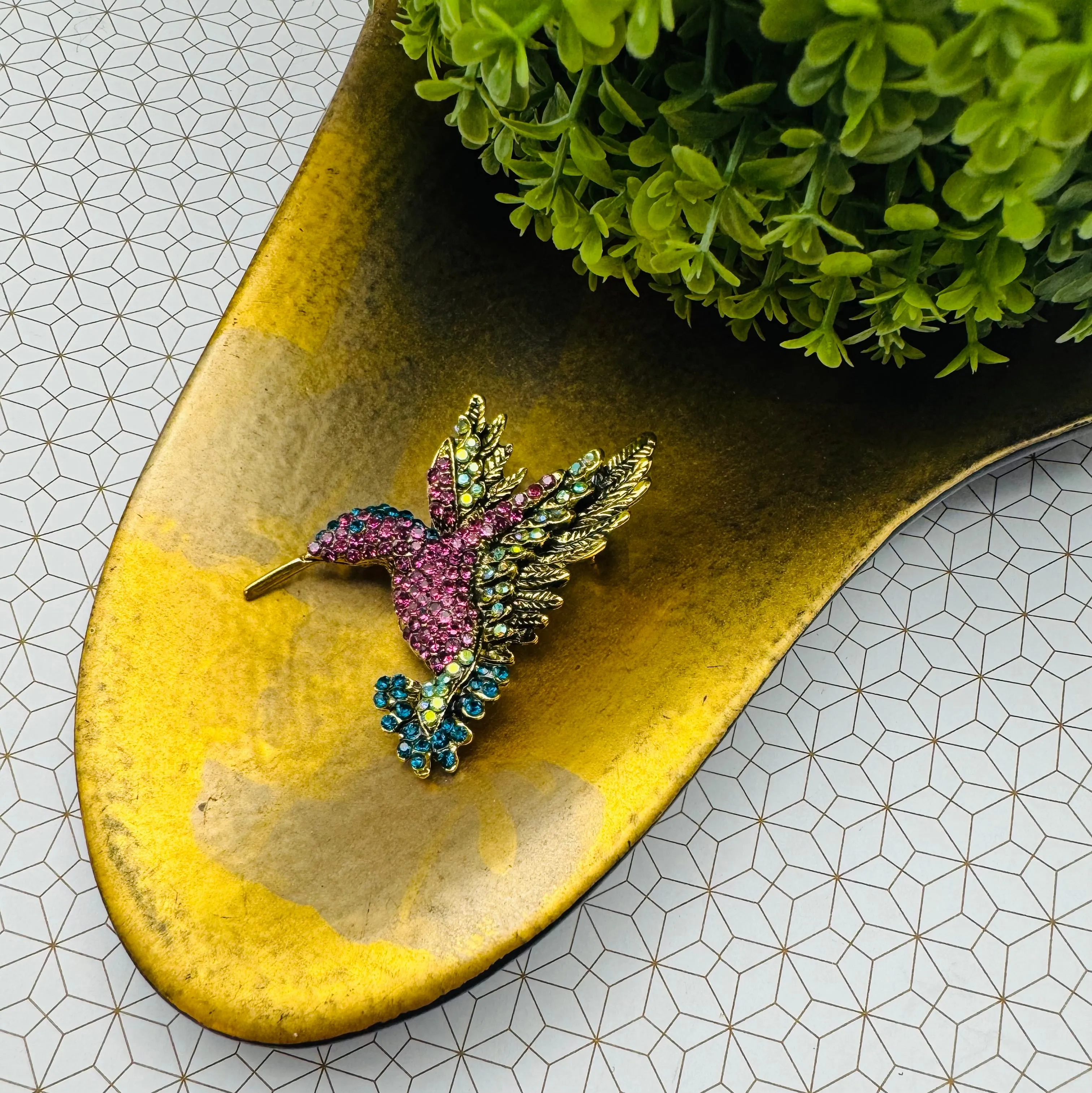 Mr. Hummer Brooch