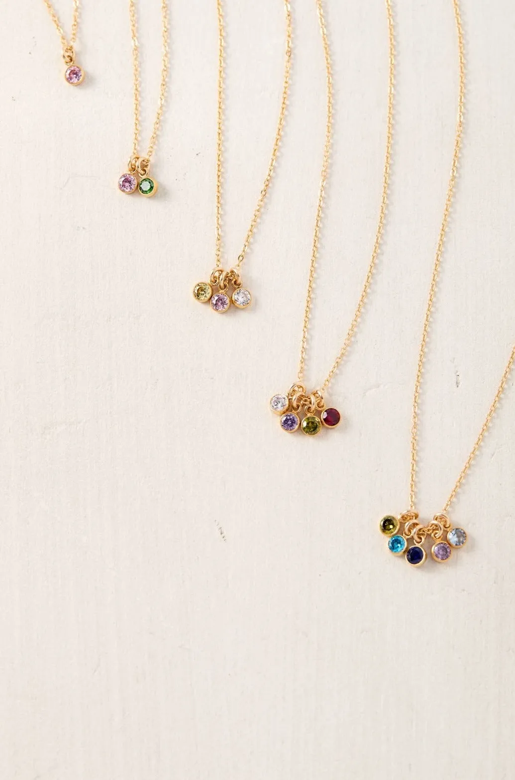 Multi Birthstone Necklace