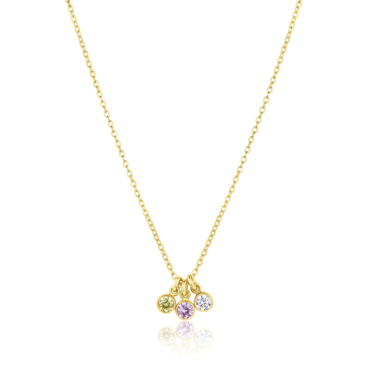 Multi Birthstone Necklace