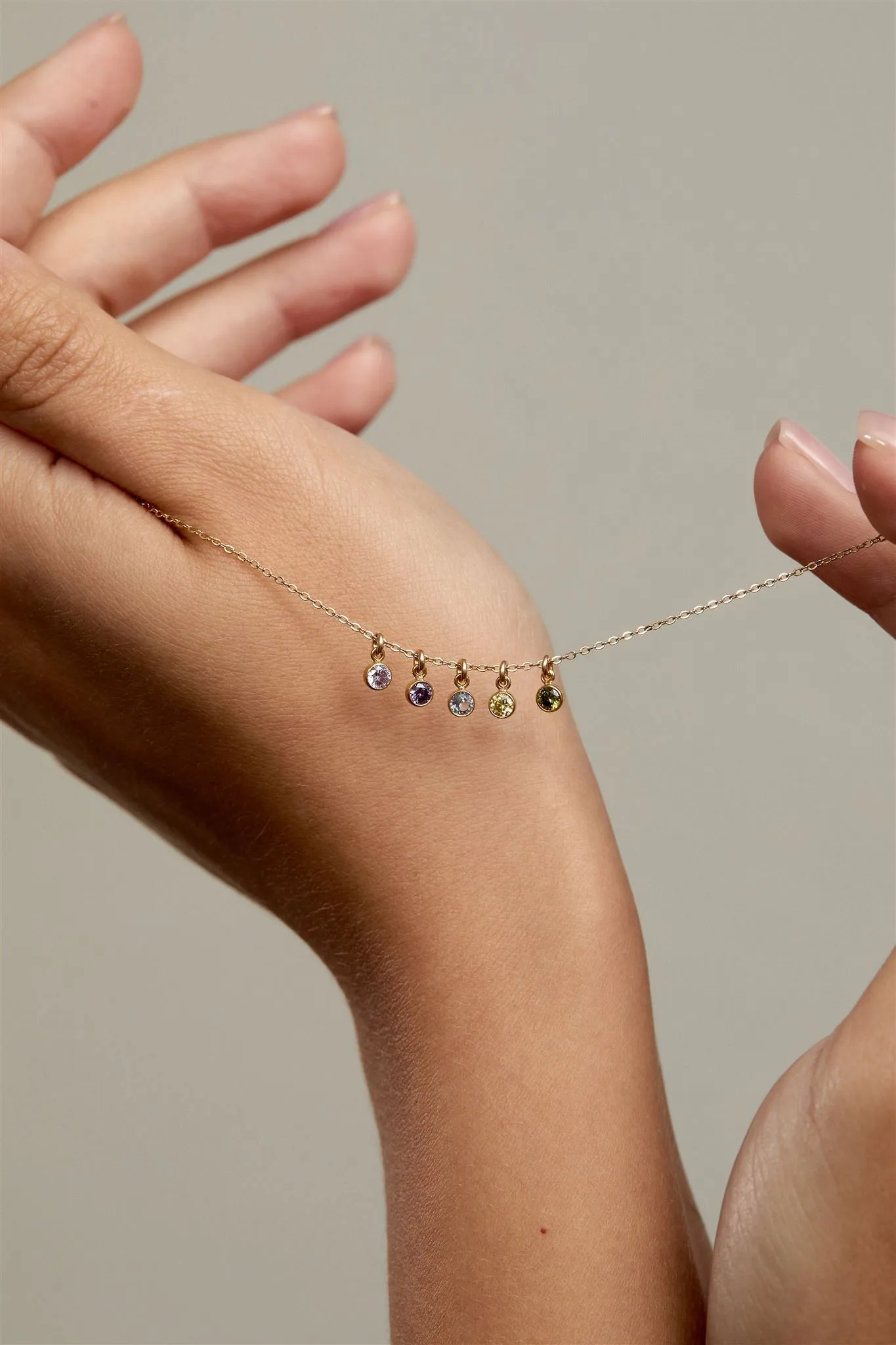 Multi Birthstone Necklace