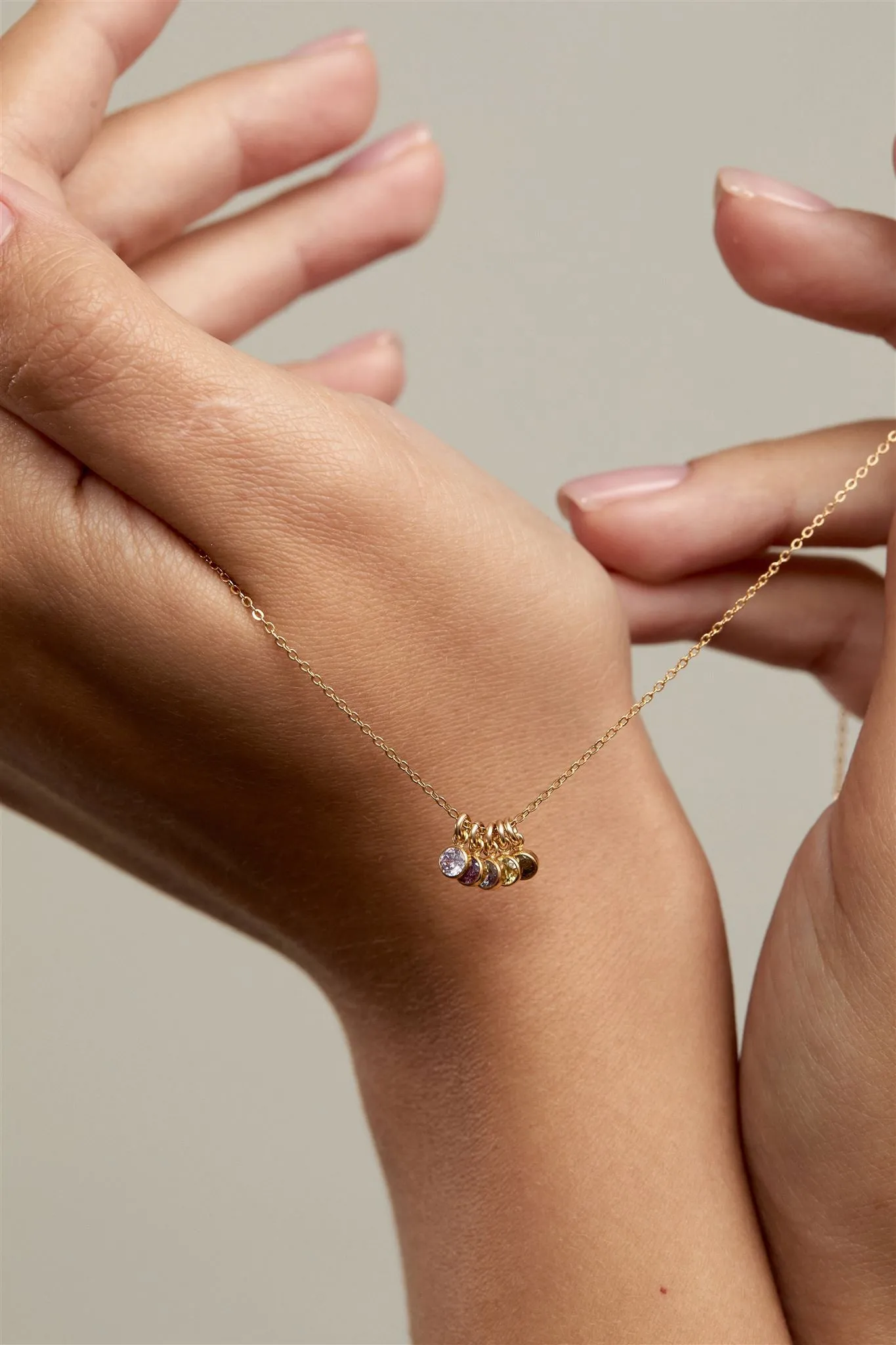 Multi Birthstone Necklace