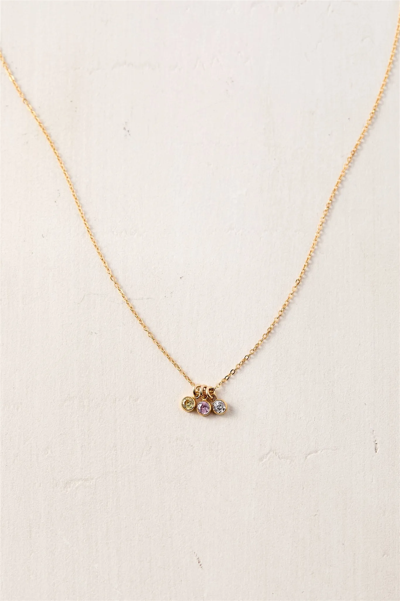 Multi Birthstone Necklace