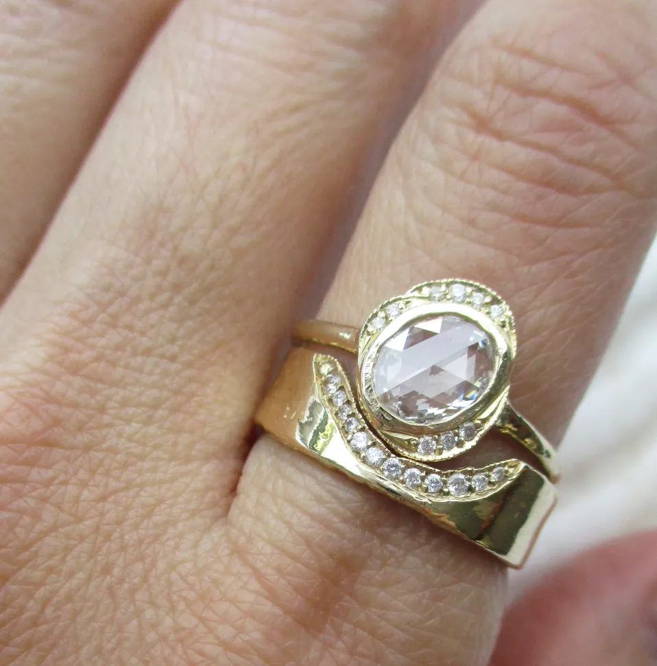 Oasis Rosecut Diamond Ring