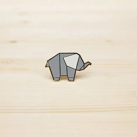 Origami Pin ?C Elephant