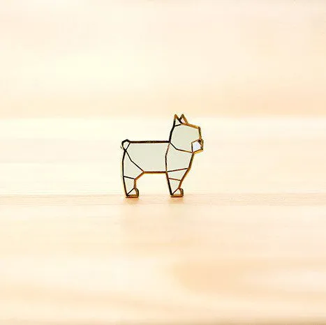 Origami Pin ?C French Bulldog