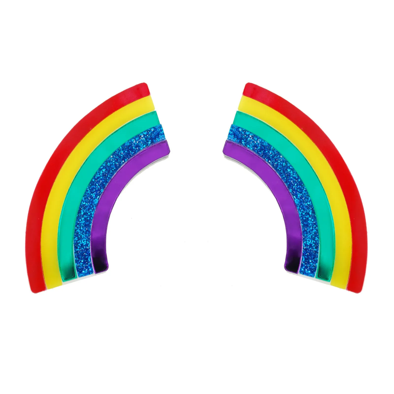 Over It! Rainbow Statement Earrings