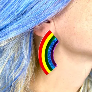 Over It! Rainbow Statement Earrings