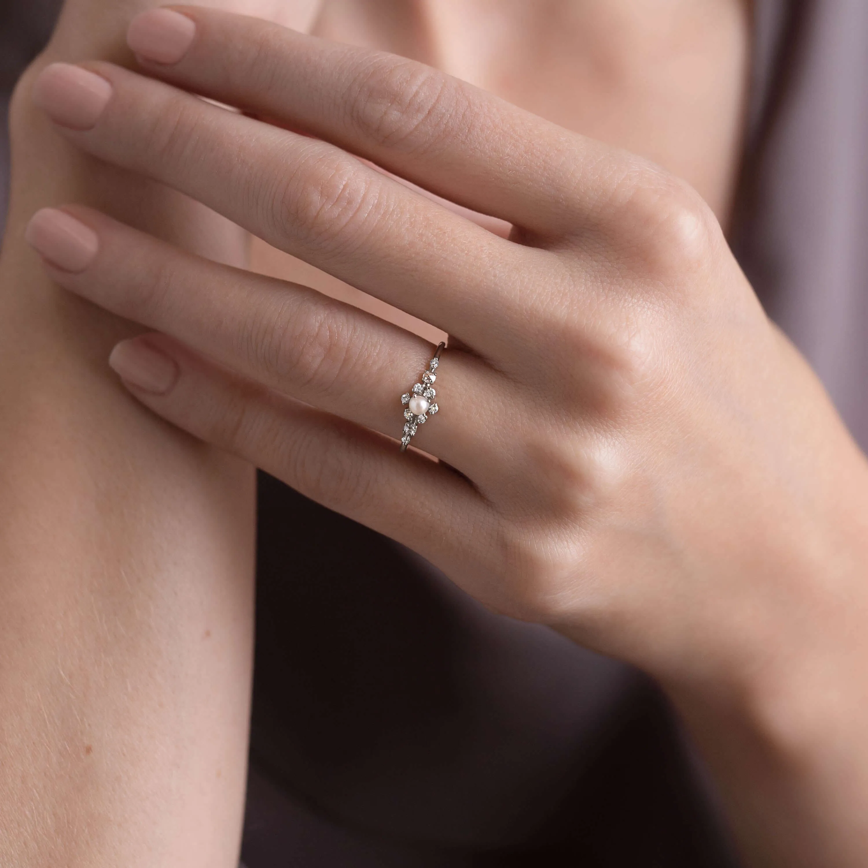 Pearl Siren Ring