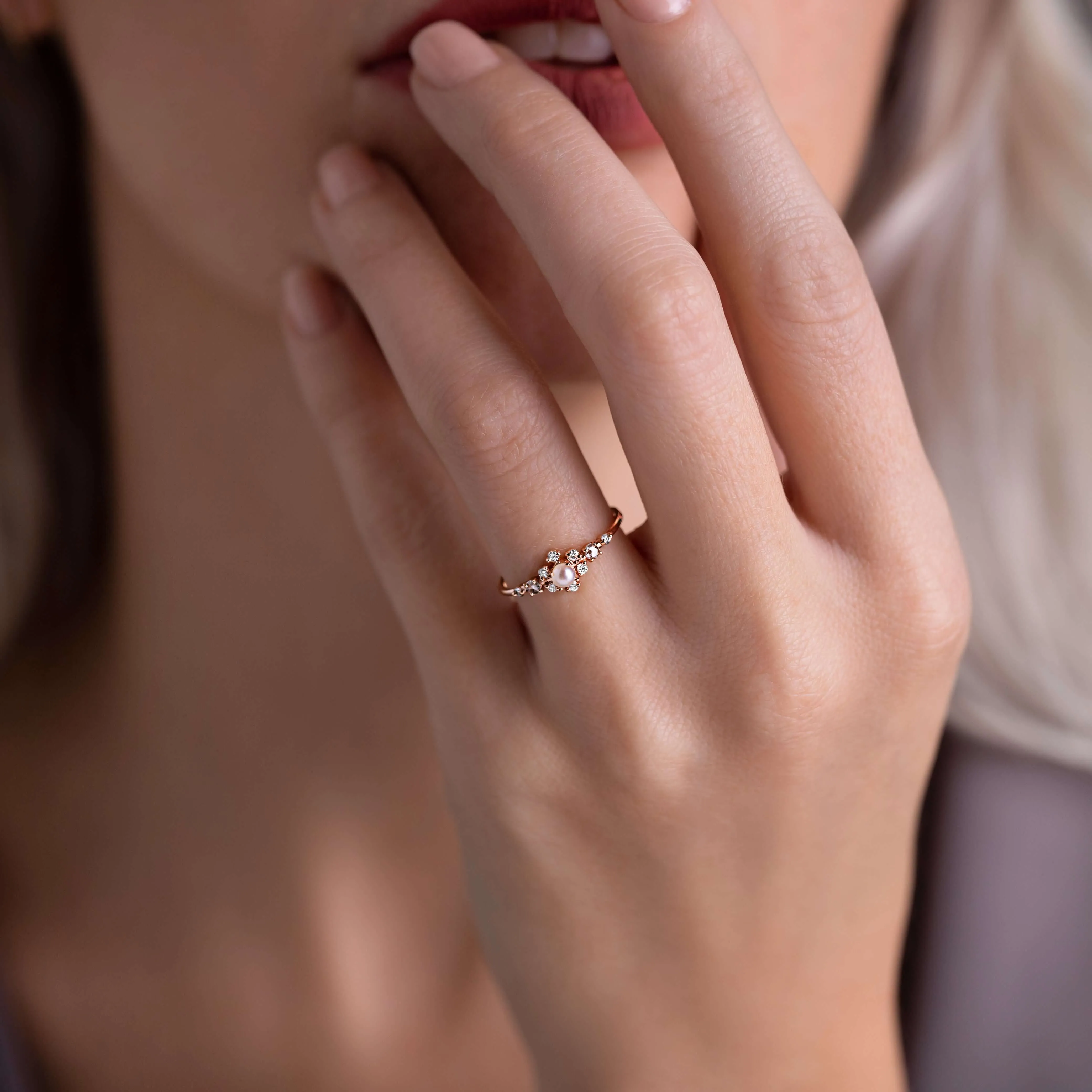 Pearl Siren Ring