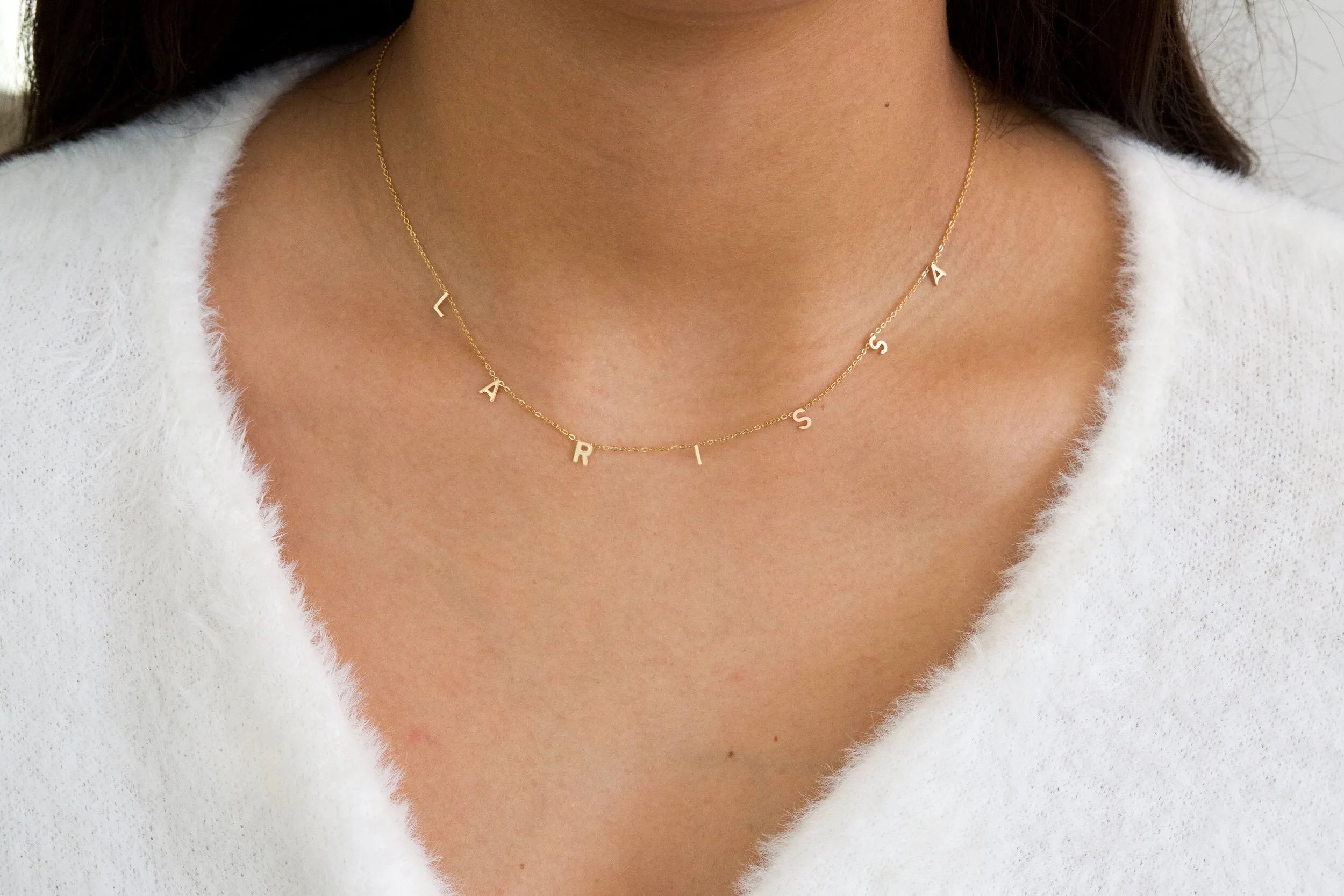 Personalized Cheyenne Necklace - Letters