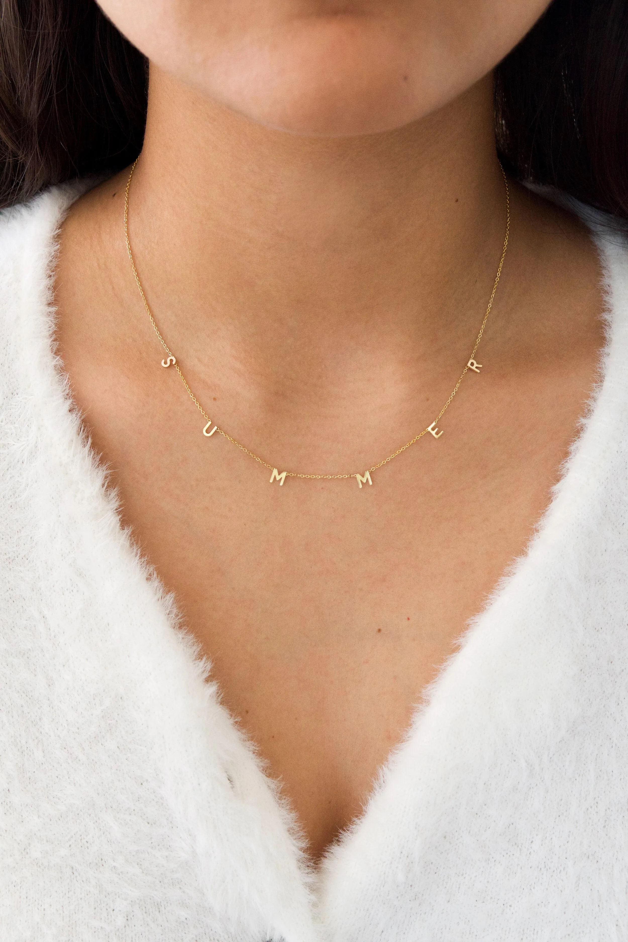 Personalized Cheyenne Necklace - Letters
