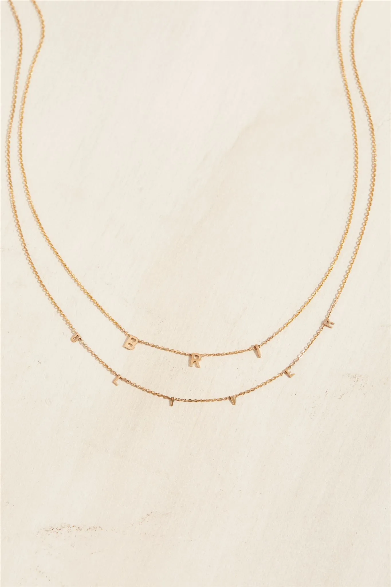 Personalized Cheyenne Necklace - Letters