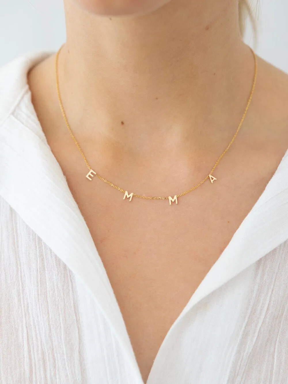 Personalized Cheyenne Necklace - Letters