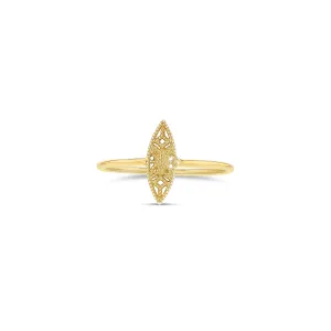 Petite Lace Deco Ring - I