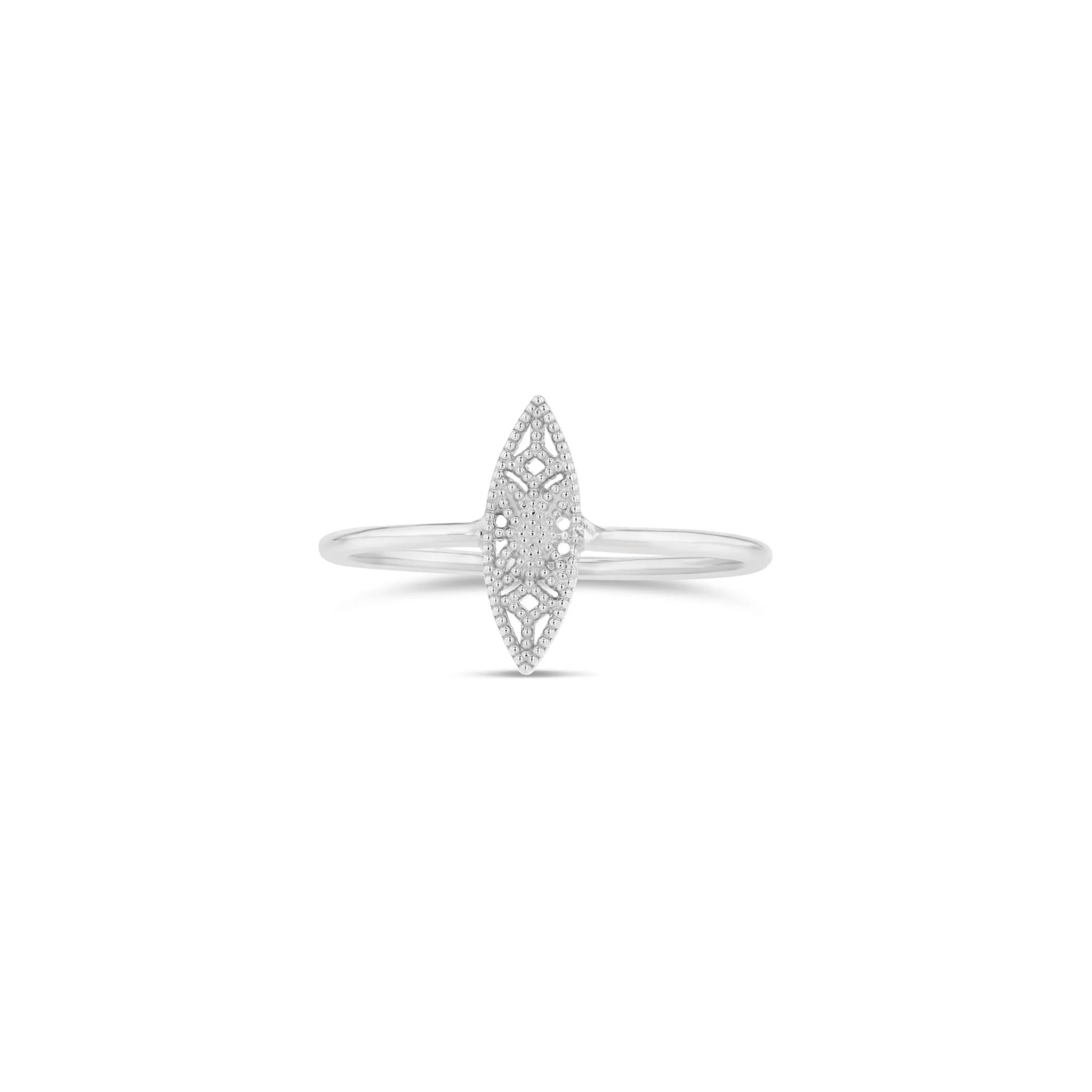 Petite Lace Deco Ring - I