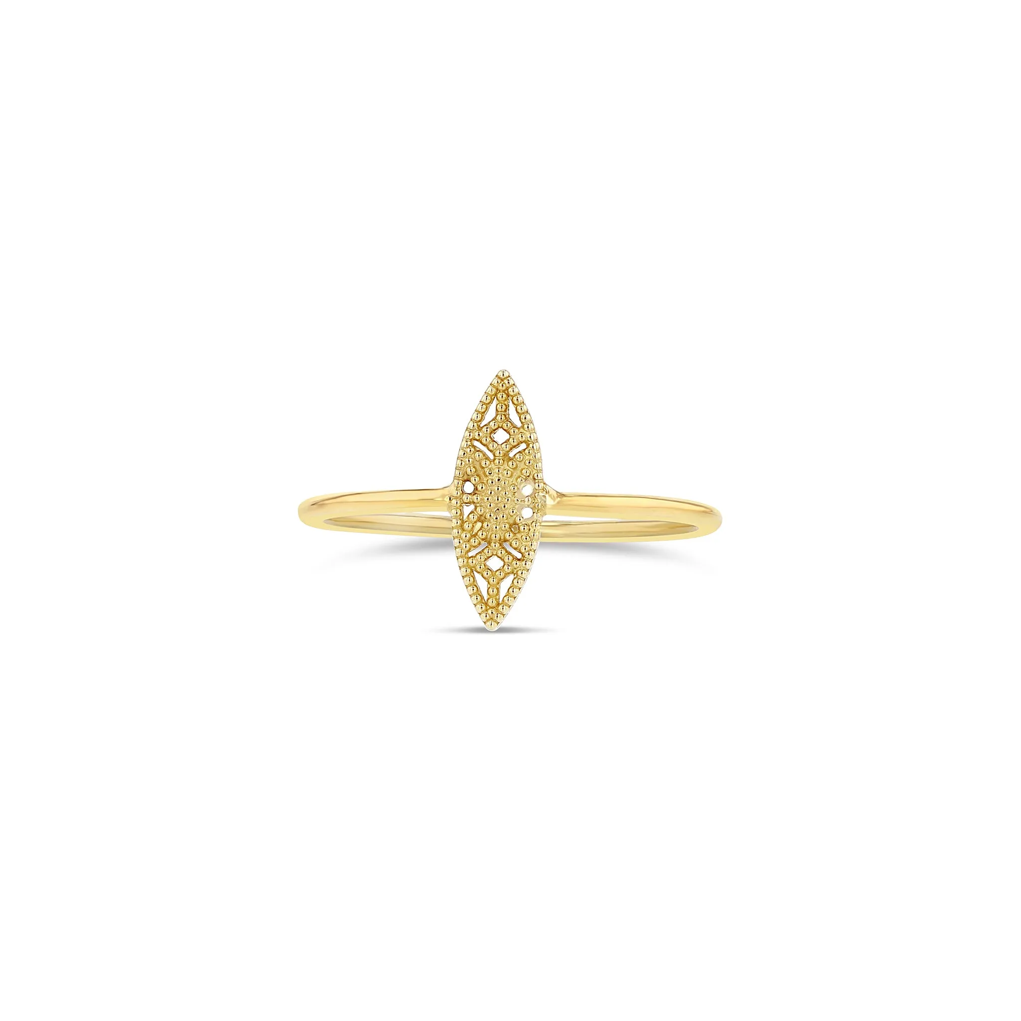 Petite Lace Deco Ring - I