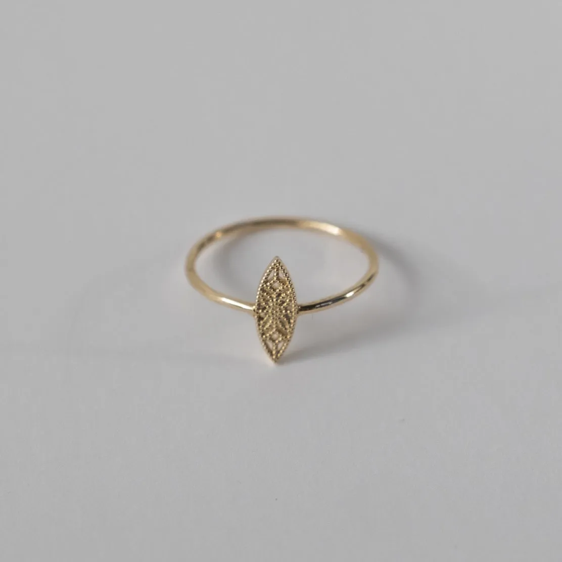 Petite Lace Deco Ring - I