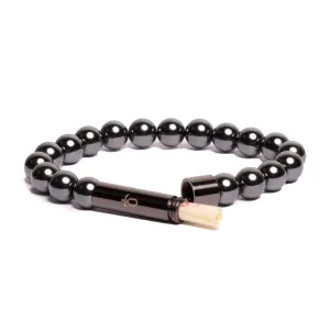 Polished Hematite Intention Bracelet