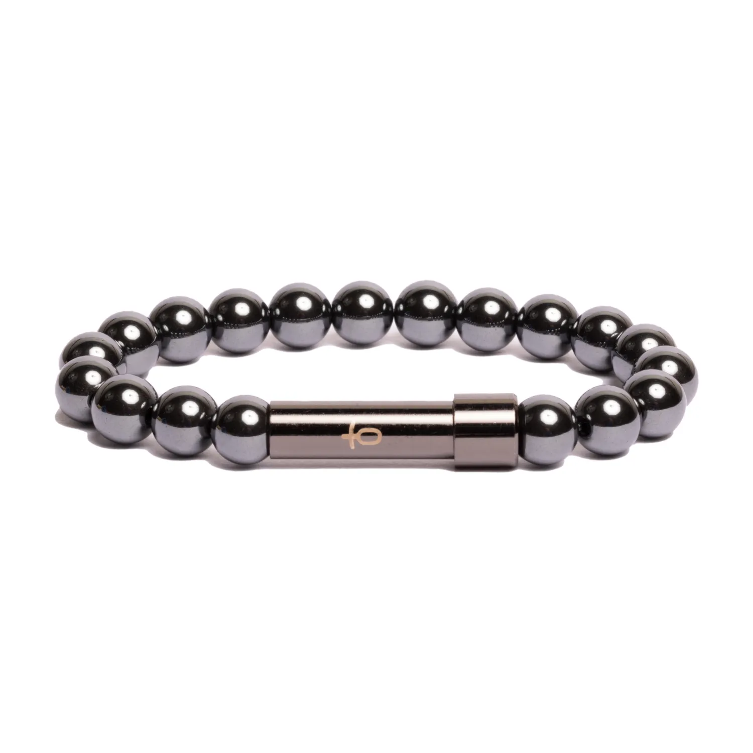 Polished Hematite Intention Bracelet