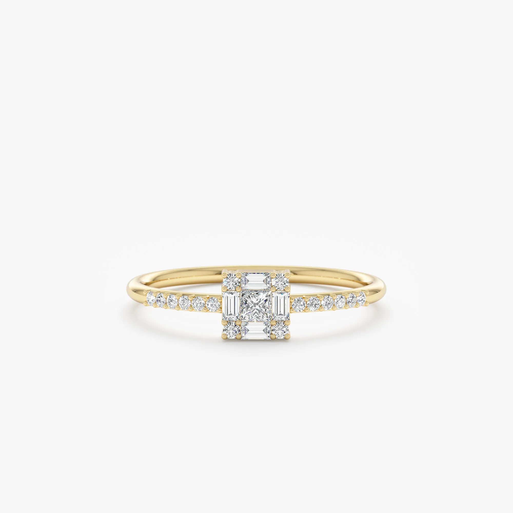 Princess-Cut Diamond Engagement Ring, Laura