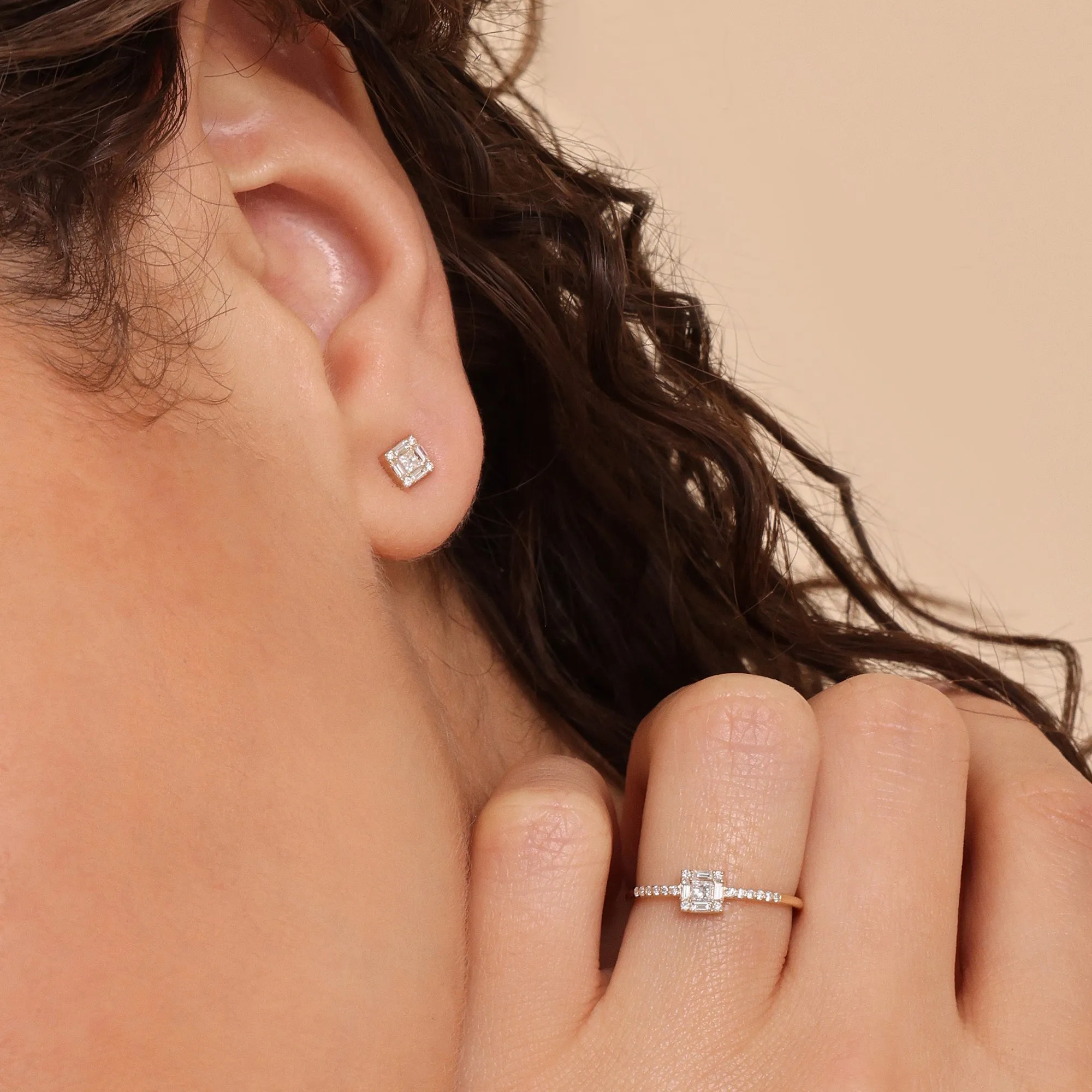 Princess-Cut Diamond Engagement Ring, Laura