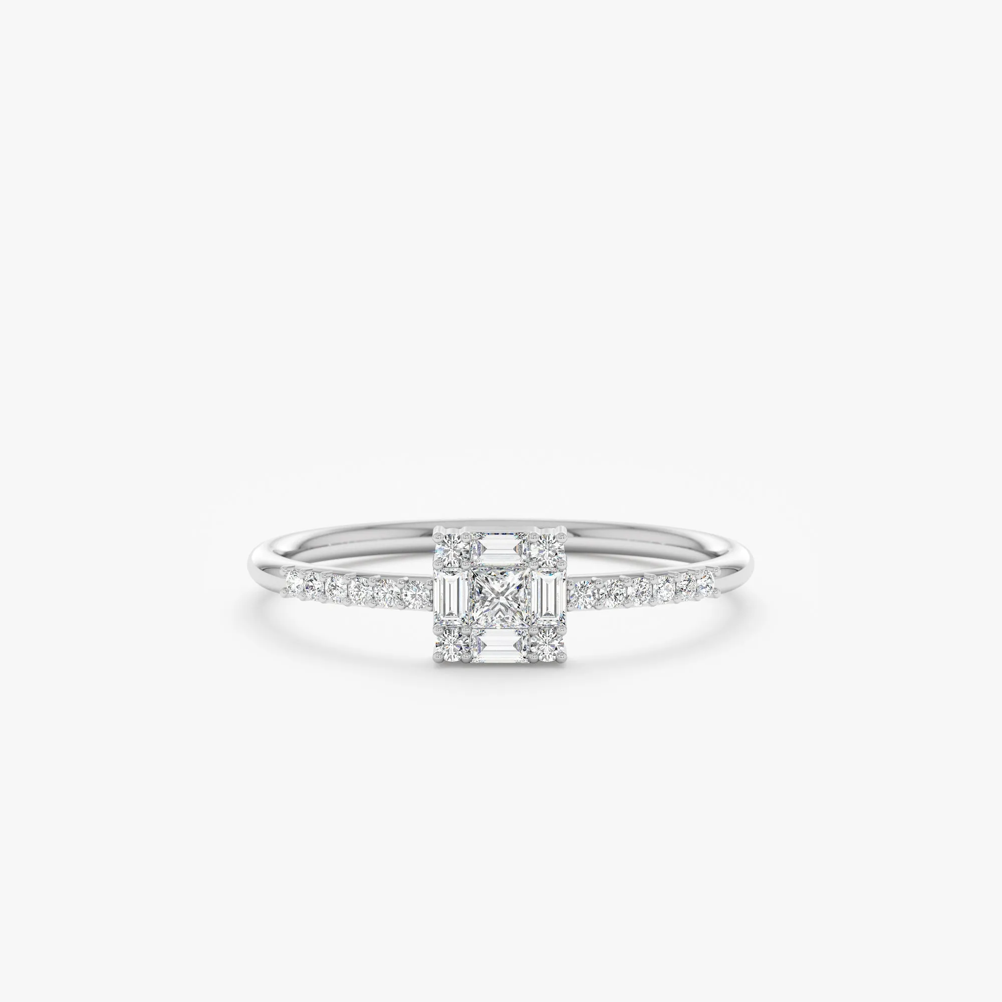 Princess-Cut Diamond Engagement Ring, Laura