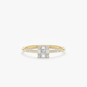 Princess-Cut Diamond Engagement Ring, Laura