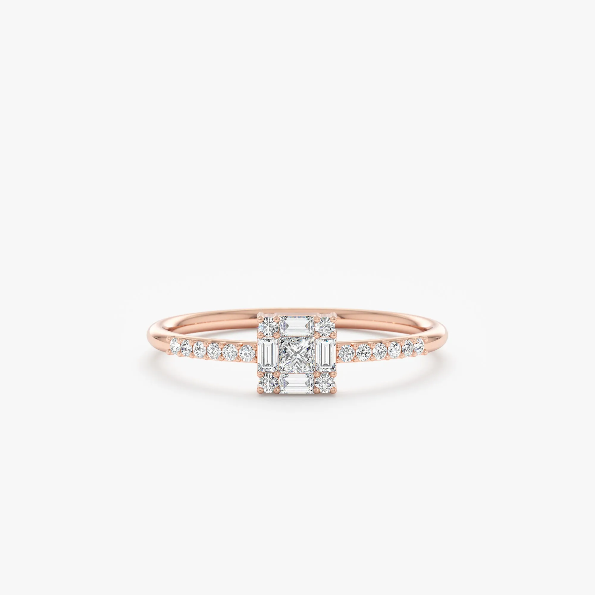 Princess-Cut Diamond Engagement Ring, Laura