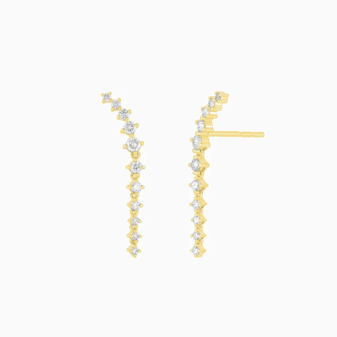 Prong Set Diamond Waterfall