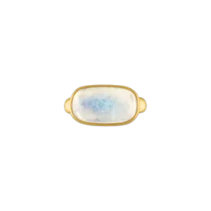 Rainbow Moonstone Tegula Ring